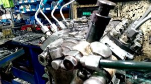Часть3.ТНВД Камаз с двигателем 740 из Оренбургской области. Испытание, регулировка.
