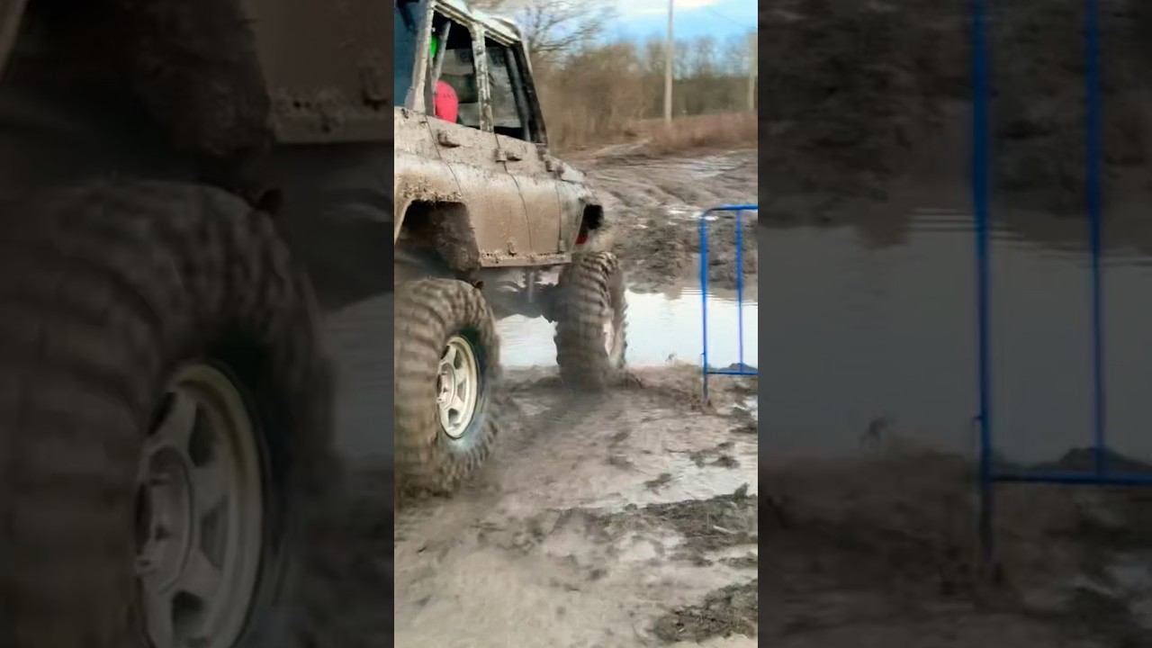 Мощный УАЗ «Злая Зая» с двс 5.0 от мерседес и бортовыми т40 #skrdoffroad #offroad #4х4трофиспринт смотреть онлайн