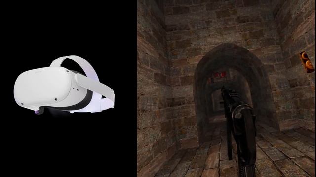 (SideBookVR) Return To Castle Wolfenstein #VR SideQuest Mod Preview For Oculus Quest