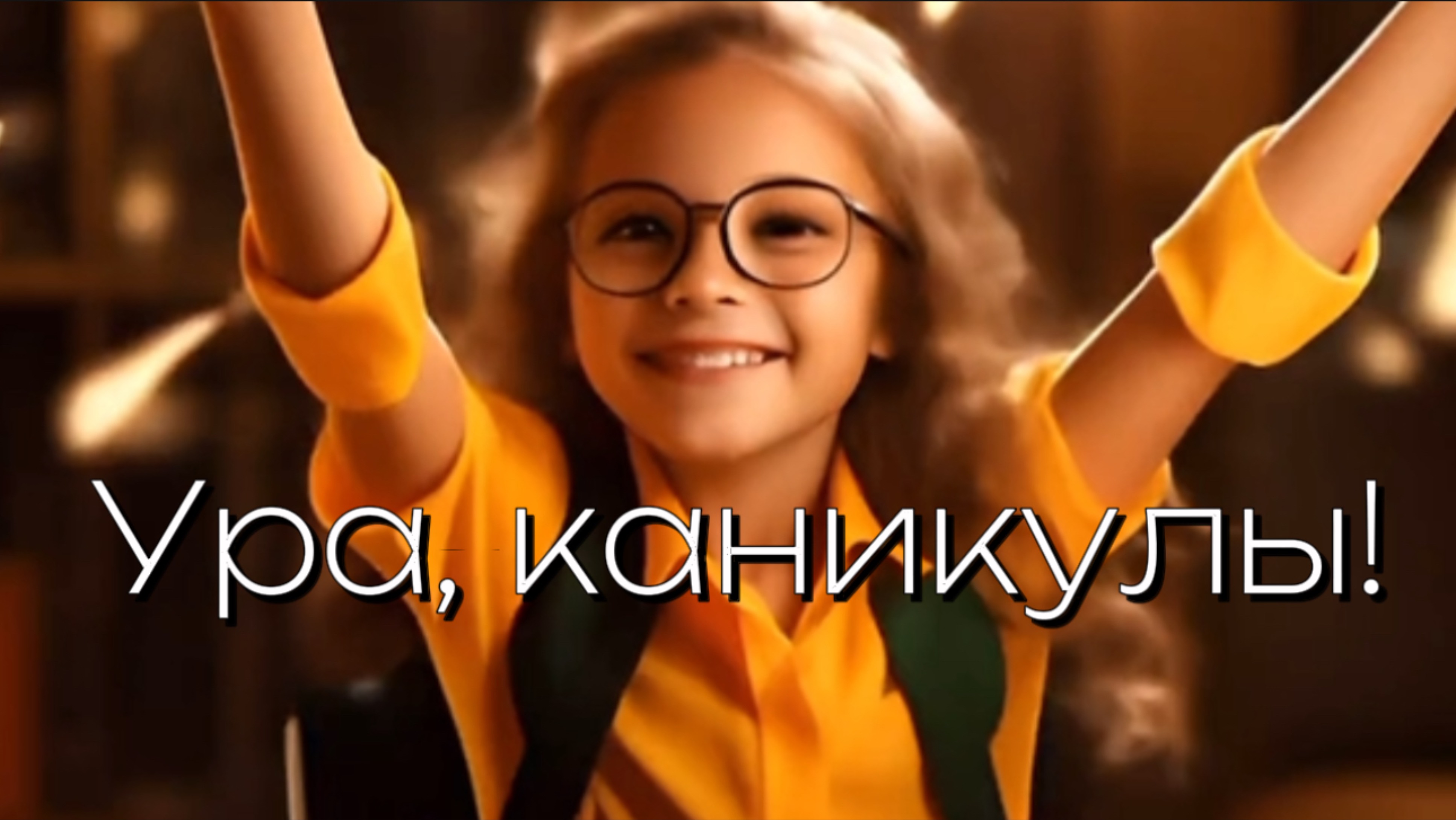 Ура, каникулы!