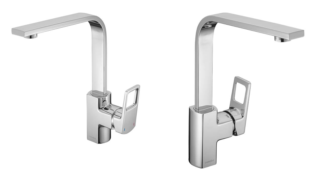 Распаковка кухонного смесителя Swedbe Kronos 2041 смотреть онлайн