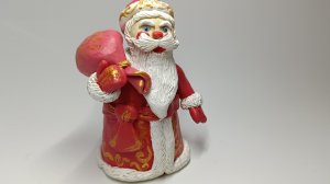 Дед Мороз из пластилина