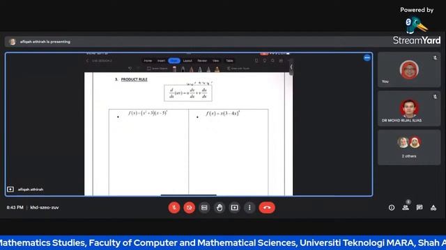 MATH BUDDY Topic: Product and Quotient Rules (Final Acceleration for Calculus 1 - Session 5) смотреть онлайн