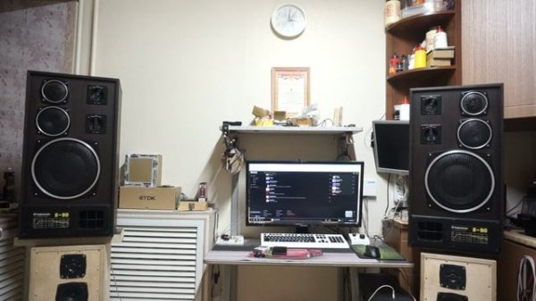 Тест акустики S90 в новых корпусах, собрал вторую