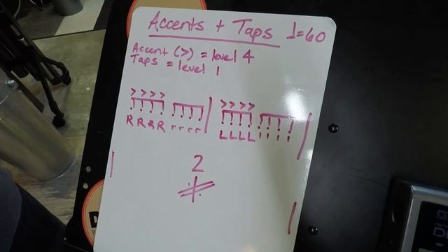 Accents & Taps tutorial tempo 60 смотреть онлайн