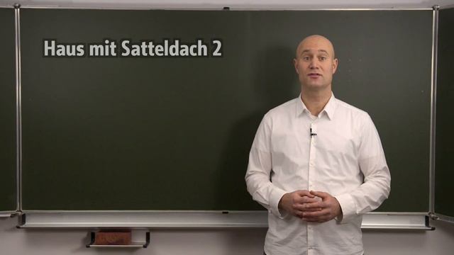Trigonometrie, Satz des Pythagoras: Matheaufgabe "Haus mit Satteldach 2" смотреть онлайн