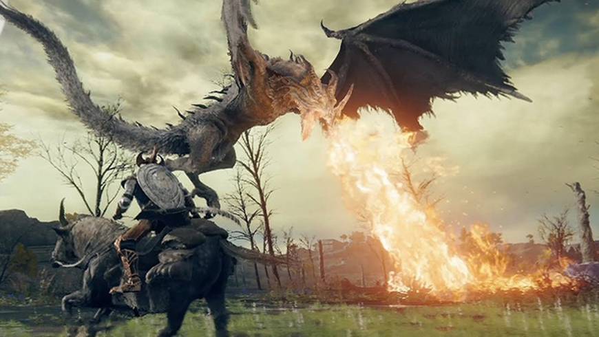 4. Эгхил крылатый дракон - Elden ring смотреть онлайн