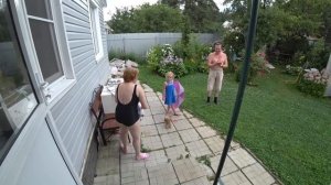 ВЛОГ В бассейне в грозу !!! / У Светы в гостях  15 июля 2018 г.