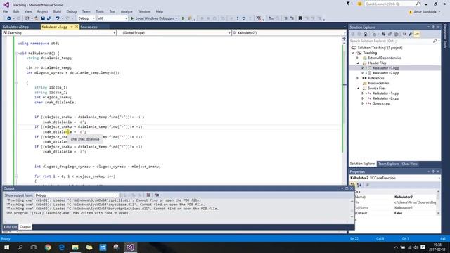 Jak zaprogramować kalkulator C++ #11 How to programme calculator Problem solved смотреть онлайн