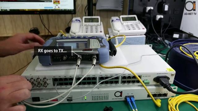 3 in 1 Optimux: 4E1 BNC + 30 FXS/FXO voice + 4 Ethernet over fiber multiplexer смотреть онлайн