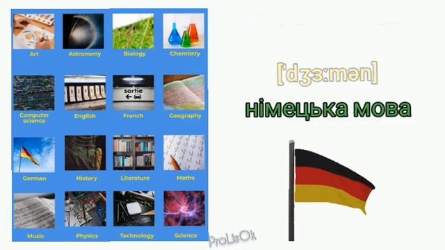 🇬🇧 SCHOOL SUBJECTS / ШКІЛЬНІ ПРЕДМЕТИ англійською мовою з транскрипцією і перекладом 🇺🇦 смотреть онлайн