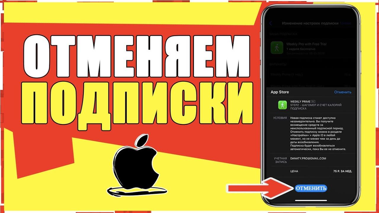 КАК ОТМЕНИТЬ ПЛАТНУЮ ПОДПИСКУ НА iPhone/Отменить Подписки на Apple Айфоне iOS 10, 11, 13 iTunes смотреть онлайн
