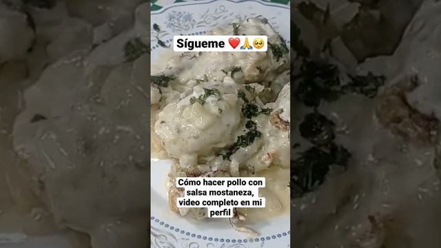 Cómo hacer pollo con salsa mostaneza смотреть онлайн