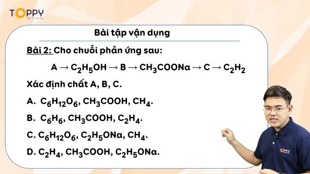 Mối liên hệ giữa etilen, rượu etylic và axit axetic - Hóa lớp 9 | Bài 35 | Học online cùng TOPPY смотреть онлайн