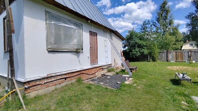 Место отдыха на даче Без террасы🔥бюджетно🔥своими руками🔥 #дача #diy #многодетнаясемья #купилидом