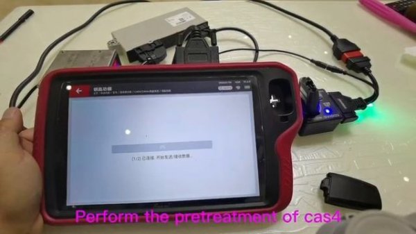 BMW CAS4 Key Add by Xhorse Key Tool Plus with GODIAG CAS Test Platform