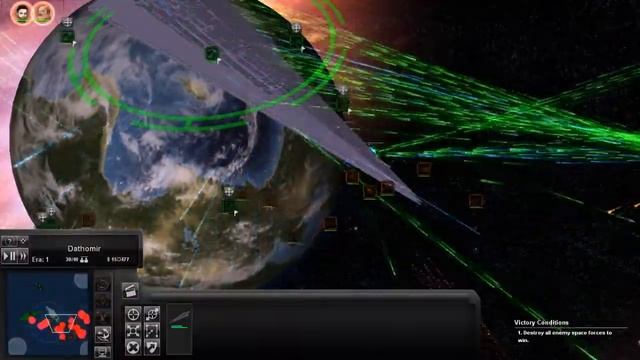 Super-Star destroyer colision course! Warlord Zindj's star fleet is destroyed! смотреть онлайн