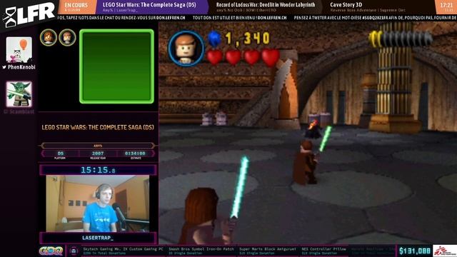 LEGO Star Wars: The Complete Saga (DS) en 28:31 (Any%) [SGDQ21] смотреть онлайн