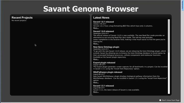 Savant Genome Browser - Loading a Genome смотреть онлайн