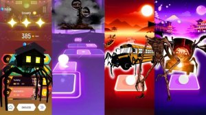 House Head VS Siren Head  VS Bus Eater VS Choo Choo Charles | Tiles Hop