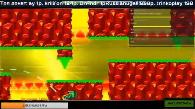Geometry Dash 2.11 (privat server) | YkiSoniC By RobTopGames987 (Me) (Stream By Ykisl) смотреть онлайн