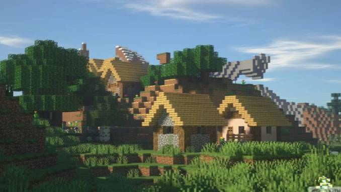 Играю в Minecraft PE Часть 1