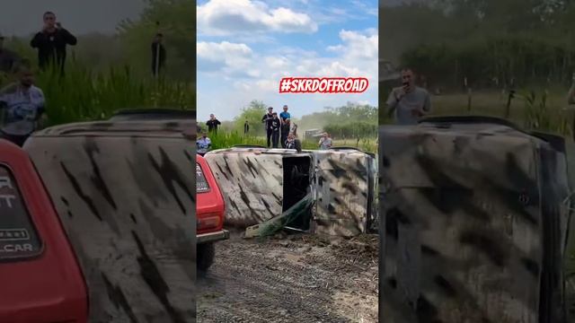 Жесткий переворот на гонках в Краснодарском крае. #skrdoffroad подписывайся на канал смотреть онлайн