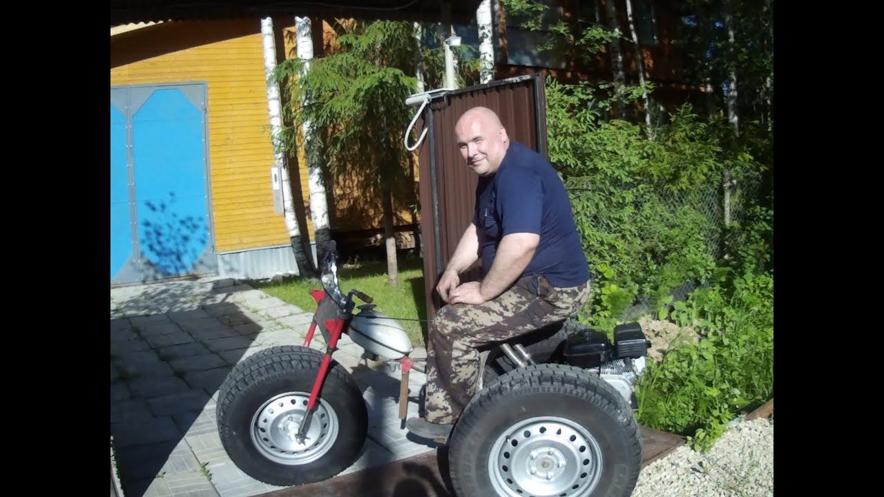 Trash-trike From Improvised Materials. Part 12. Трэш-трайк из подручных материалов. Часть 12.