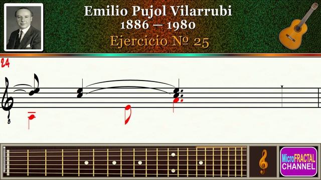 Pujol, Ejercicio № 25 смотреть онлайн
