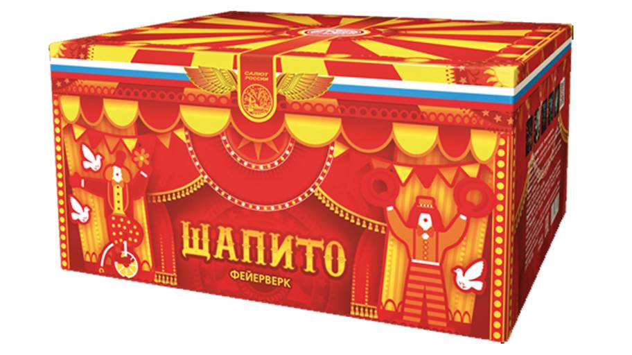 Фейерверк СЛ330096 Шапито 96 залпов, калибр 1,1" смотреть онлайн