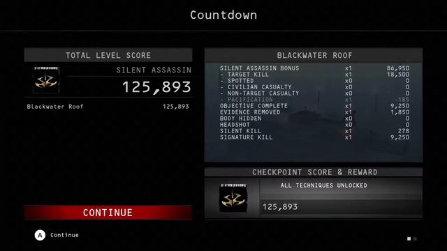 Hitman  Absolution HD COUNTDOWN + 7 Challenges Blackwater Roof