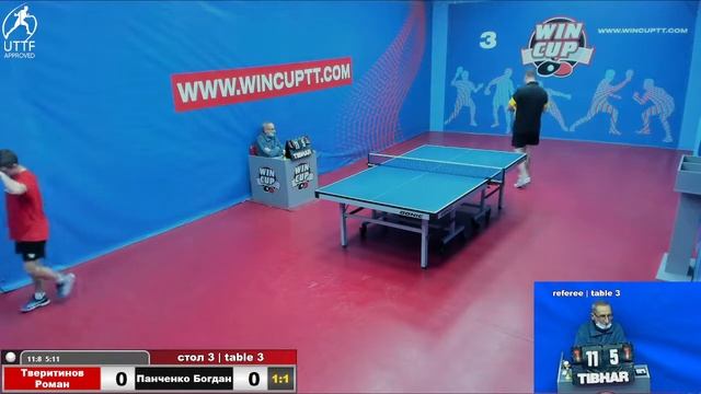 Тверитинов Роман 1-3 Панченко Богдан Турнир Восток 3 WINCUP 09.01.22 ПрямаяТрансляция Зал3 смотреть онлайн