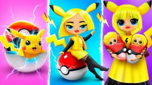 Пикачу взрослеет - 35 идей для кукол ЛОЛ