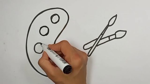 Bolalar uchun kraska rasm chizish Нарисуйте картинку для детей Draw a picture for children смотреть онлайн