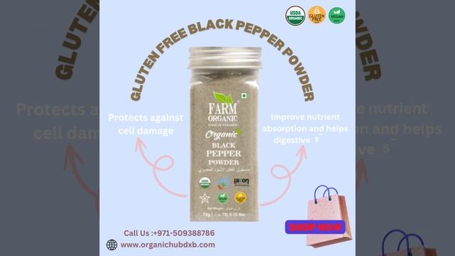 ✅Farm Organic Gluten Free Black Pepper Powder 👈 смотреть онлайн