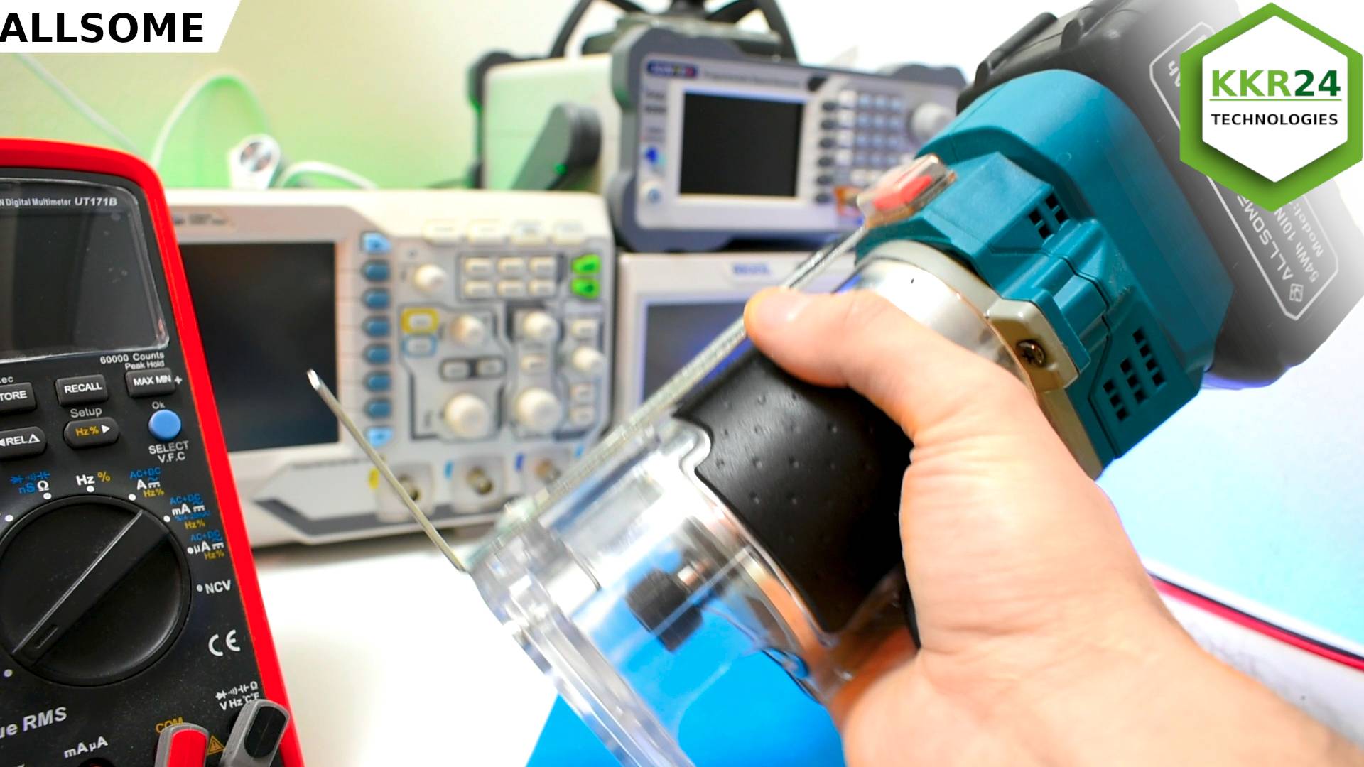 ВЕЧНЫЙ??? Ручной фрезер ALLSOME brushless + АКБ смотреть онлайн