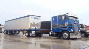 Завершение выставки американскиx тягачей. Супер траки