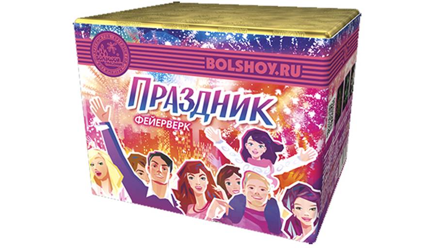 Фейерверк СХ530036 Праздник 36 залпов, калибр 0,8" смотреть онлайн