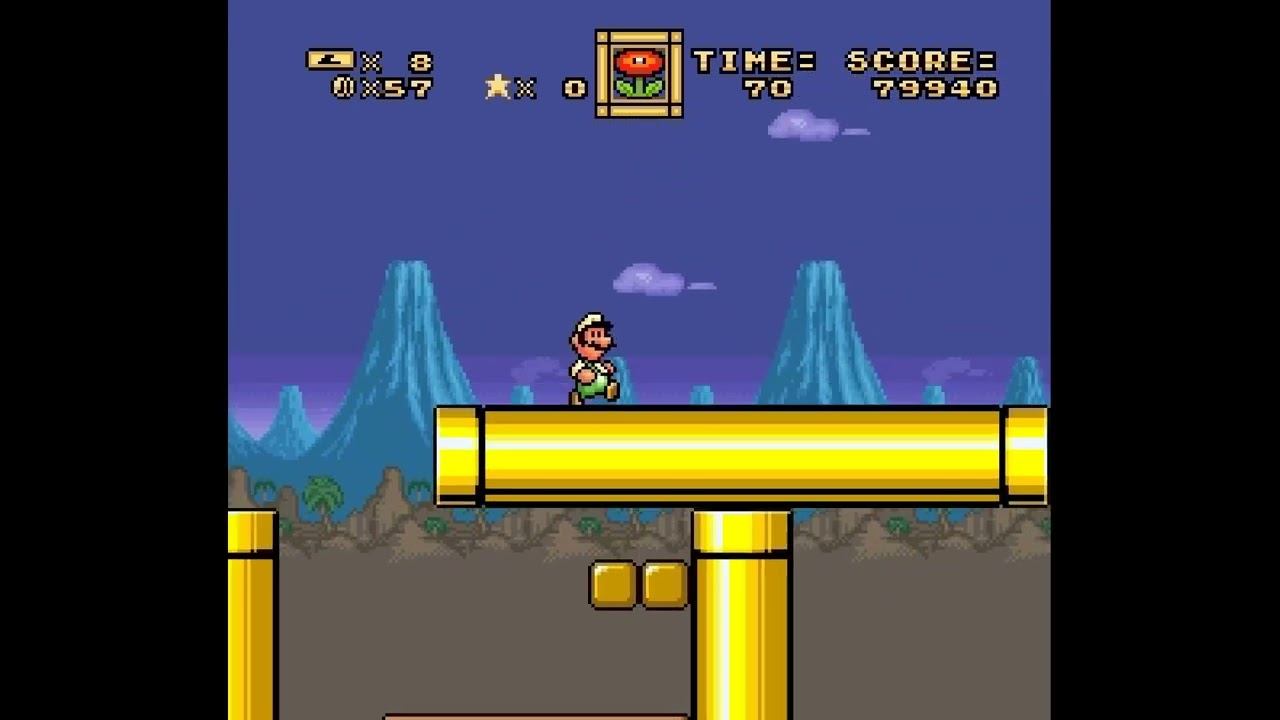 Panic In The Mushroom Kingdom (2005) | Longplay | SMW Romhack [NSFW]