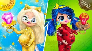 Леди Баг и Белая Кошка станут мамами! 31 идея для ЛОЛ ОМГ