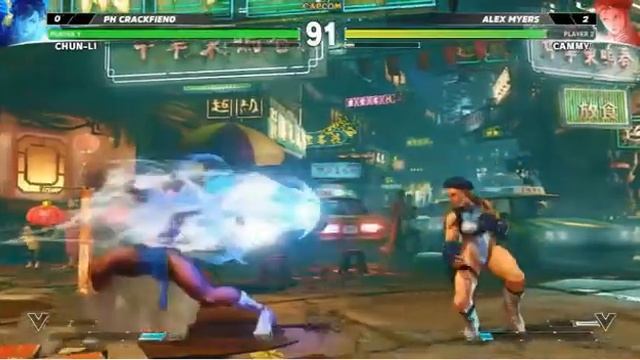 SFV: PN│ Crackfiend (Chun-Li) vs Alex Myers (Cammy) смотреть онлайн