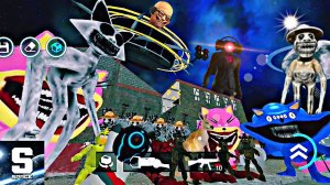 NEXTBOTS IN PLAYGROUND MOD 5.3.7:All Shin Sonic Tapes Family,Astro Man,Astro Duches,Zoochosis,Police