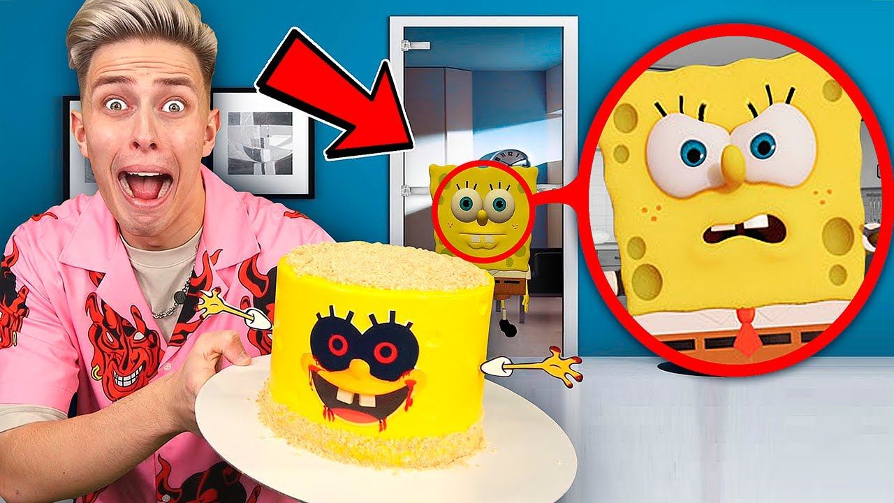 Никогда НЕ ЕШЬ ТОРТ ГУБКИ БОБ В 2:59 НОЧИ!