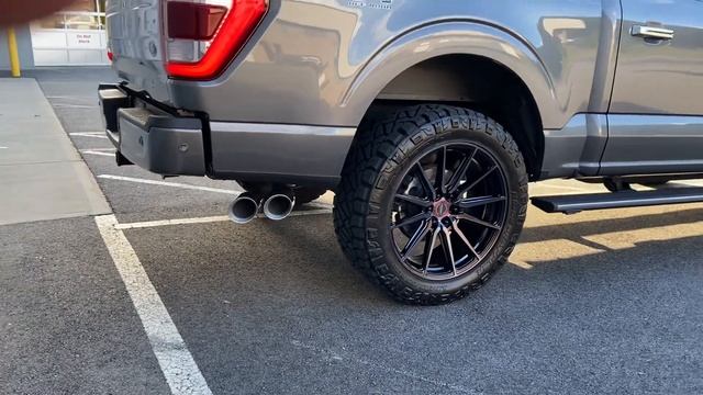 2021 F150 5.0L Corsa Extreme Exhaust Rear Side Exit Semi Cold Start