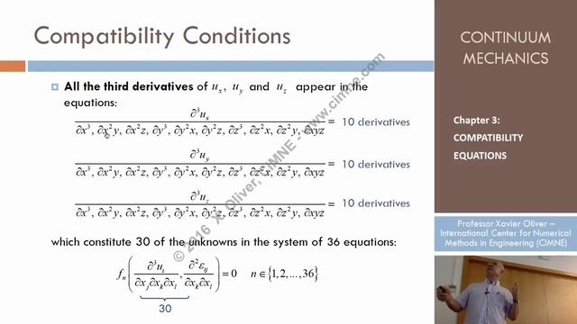 Continuum Mechanics - Ch 3 - Lecture 4 - Compatibility Conditions for Infinitesimal Strain смотреть онлайн