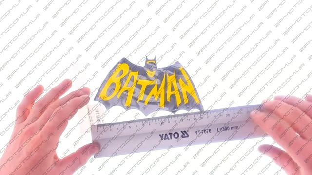 Наклейка логотип BATMAN 17х10см #5930... смотреть онлайн