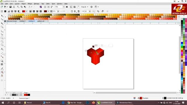 How to Make Pattern Design | Part 2 | Corel Draw | Beautiful Vector Pattern смотреть онлайн