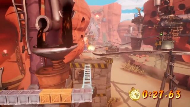 Crash Bandicoot 4 - A Real Grind (Toys for Bob Time Trial Relic - 0:43.96) смотреть онлайн