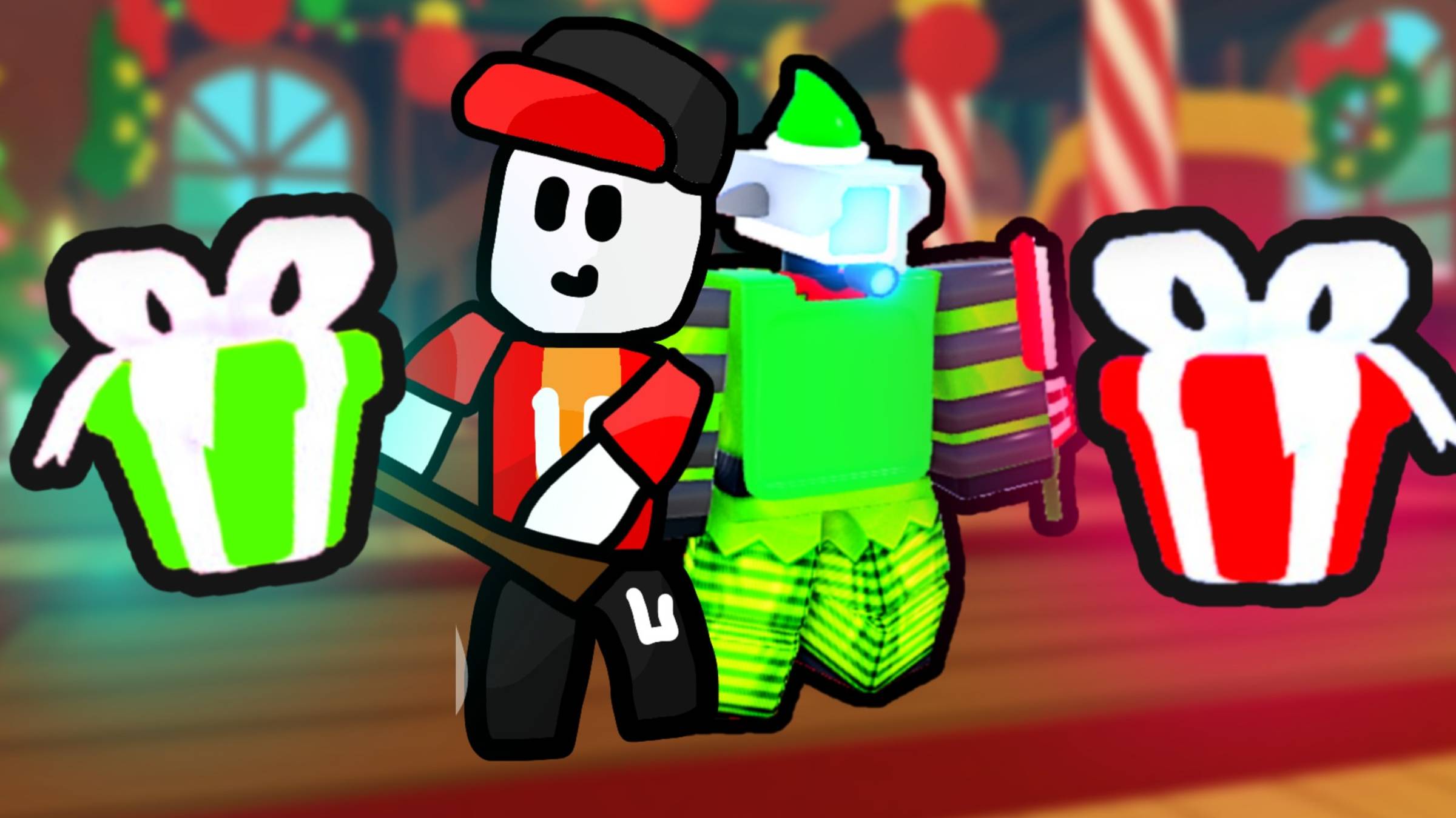 Помогли Эльфу найти ВСЕ 12 ПОДАРКОВ в Toilet Tower Defense Роблокс смотреть онлайн