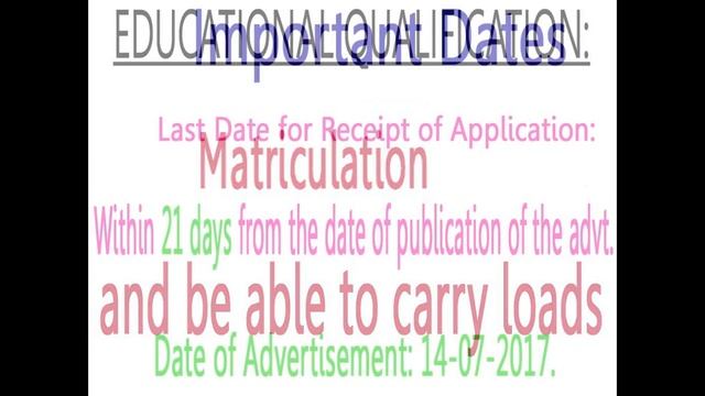 39 FAD Tradesman Mate Fireman Vacancy 2017 Bharatpur смотреть онлайн